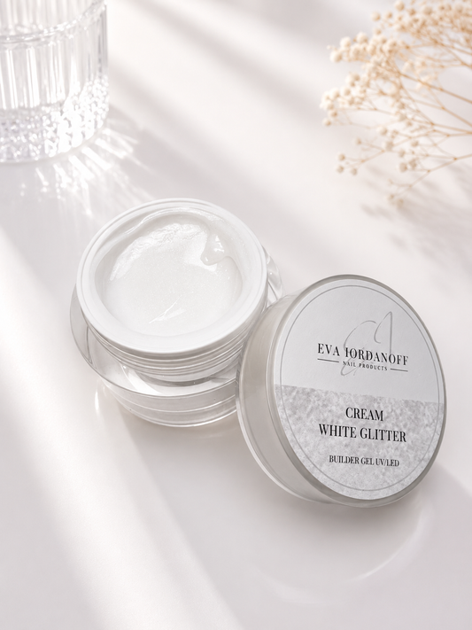 Cream Cover Glitter White