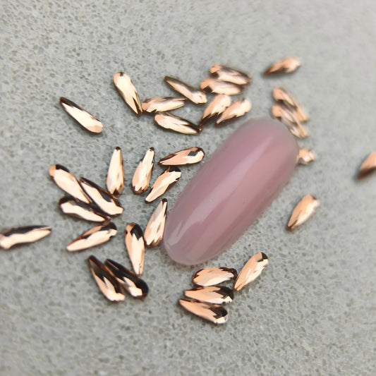 Mini goutte allongé rosé