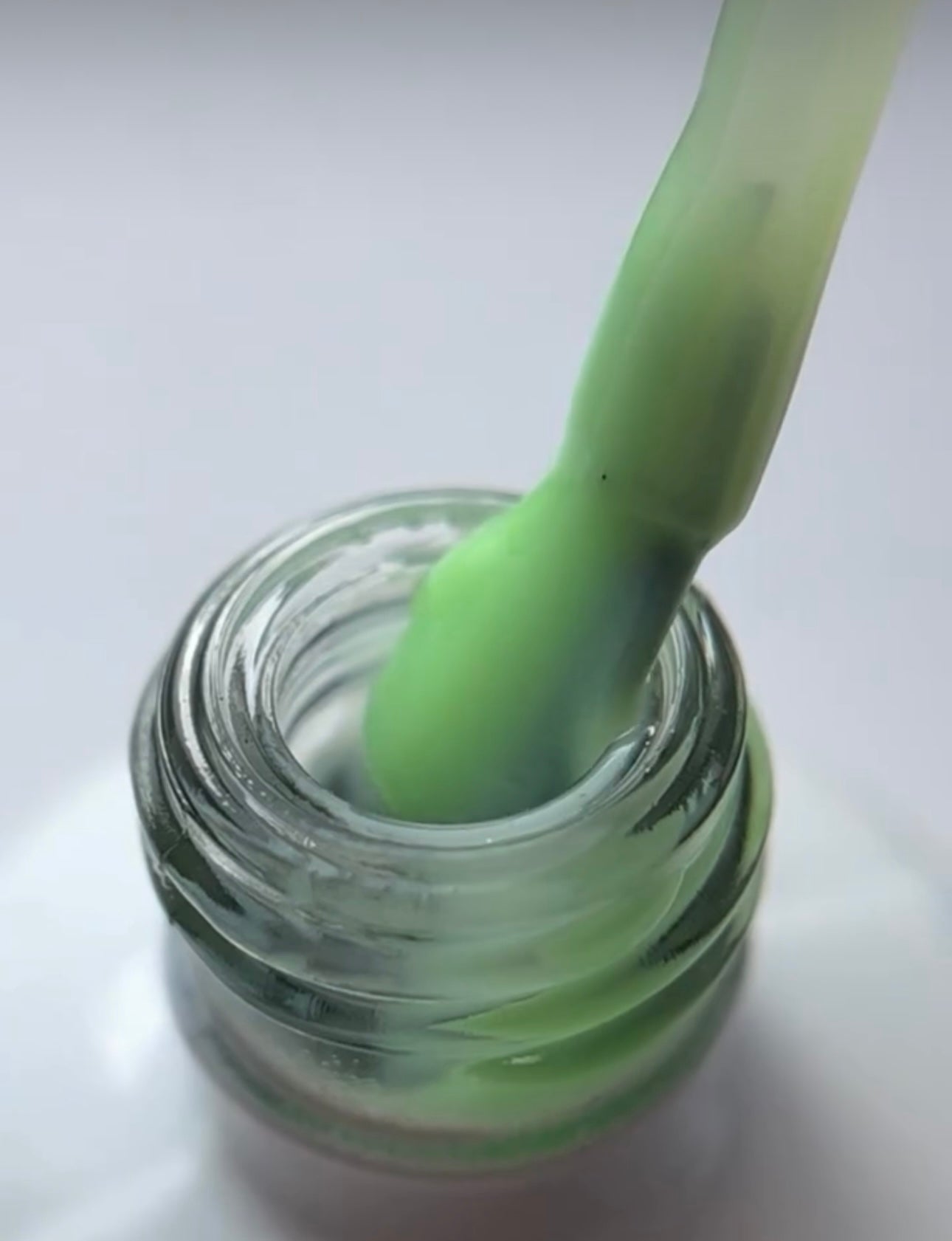 Gummifarbe Limette